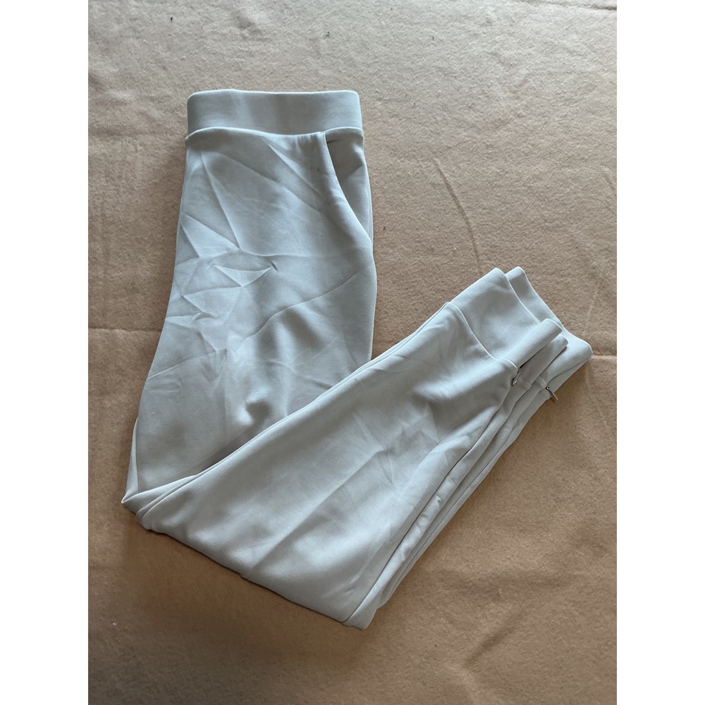 Chico's Jogger Pants Womens 1R Beige Excellent Casual Modal Blend Tapered Leg